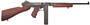 Thompson TM1C M1 Carbine Lightweight Carbine 45 ACP Caliber with 16.50" Barrel, 30+1 Capacity (Stick), Black Hard Coat Anodized Metal Finish, American Walnut Stock Wood Grip Right Hand