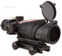 Trijicon 100228 ACOG  Black Hardcoat Anodized 4x32mm Illuminated Red Chevron Reticle