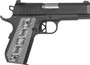 Dan Wesson 01884 EPC  9mm Luger 9+1 4" Stainless Bull Barrel Black Duty Serrated Stainless Steel Slide Black Aluminum Frame wBeavertail Black/Gray G10 Grip