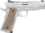 Dan Wesson 01809 Specialist Commander 45 ACP 8+1 4.25" Stainless Steel Barrel, Bead Blasted Serrated Stainless Steel Slide & Frame w/Beavertail & Picatinny Rail, Black/Brown G10 Grip, Ambidextrous