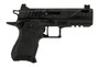Oa Defense  2311 Pro Compact Frame 9mm Luger 15+1 4.25" DLC Black Steel Optic Ready/Serrated Slide, Black Aluminum Frame w/Picatinny Rail, Black Polymer Grip, Ambidextrous