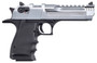 Magnum Research DE357L5BC Desert Eagle L5 357 Mag 5" with Muzzle Brake 9+1 Black Hardcoat Anodized Aluminum Frame Brushed Chrome Carbon Steel Slide Black Hogue Wraparound Rubber Grip