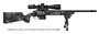 Horizon Firearms RF017S221814T19 Vandal Prime 22 Creedmoor 18" Black Spiral Fluted Threaded Barrel, Drilled & Tapped Receiver, Textured Iota EKO Carbon Fiber Stock