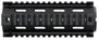 Aim Sports MT021 M4 Handguard 6" Carbine Style Made of Aluminum with Black Anodized Finish & Quad Rail