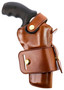 Galco WG2104 Wheelgunner 2.0  OWB Tan Leather Belt Slide Fits S&W L Frame/Ruger Security-Six Fits 4" Barrel Ambidextrous