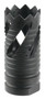 TacFire MZ1021 Thread Crown Muzzle Brake Black Oxide Steel with 1/2"-28 tpi Threads & 2.05" OAL for 5.56x45mm NATO AR-15