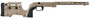 Mdt Sporting Goods Inc 104690FDE XRS Chassis FDE Aluminum Core with Polymer Panels, Adj. Cheekrest, M-LOK Forend, Interchangeable Grips, AICS Mag Compatible, Fits Short Action Howa 1500