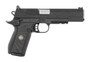 Wilson Combat 2EDCXLPR9AOR EDC X9 2.0 9mm Luger 15+1 5" Stainless Fluted Barrel, Black Armor-Tuff Optic Ready Slide, Aluminum Frame, Black G10 Grip, Ambi Safety