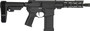 CMMG 54AE10FAB Banshee MK4 5.7x28mm 32+1, Black Nitride Medium Taper Threaded Barrel, EML 11" M-LOK Handguards, Black Armor Cerakote Aluminum Picatinny Rail Receiver, CMMG Zeroed Grips
