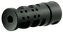 Spikes Tactical SBV1065 R2 Muzzle Brake Black Nitride 416R Stainless Steel with 1/2"-28 tpi Threads for 5.56x45mm NATO