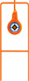 DO-ALL STEEL TARGET REACTIVE - .22 SINGLE SPINNER REBAR