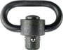 GROVTEC SINGLE HD PUSH BUTTON - SWIVEL BLACK 1 1/2" 1-PACK