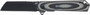 SCHRADE KNIFE LATERAL FOLDER - 3.25" AUS-10 BLACK/GREY LAM