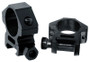 UTG RINGS 1" LOW PROFILE - MATTE BLACK PICATINNY/WEAVER