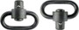 GROVTEC HD PUSH BUTTON SWIVELS - BLACK 1 1/4" 2-PACK