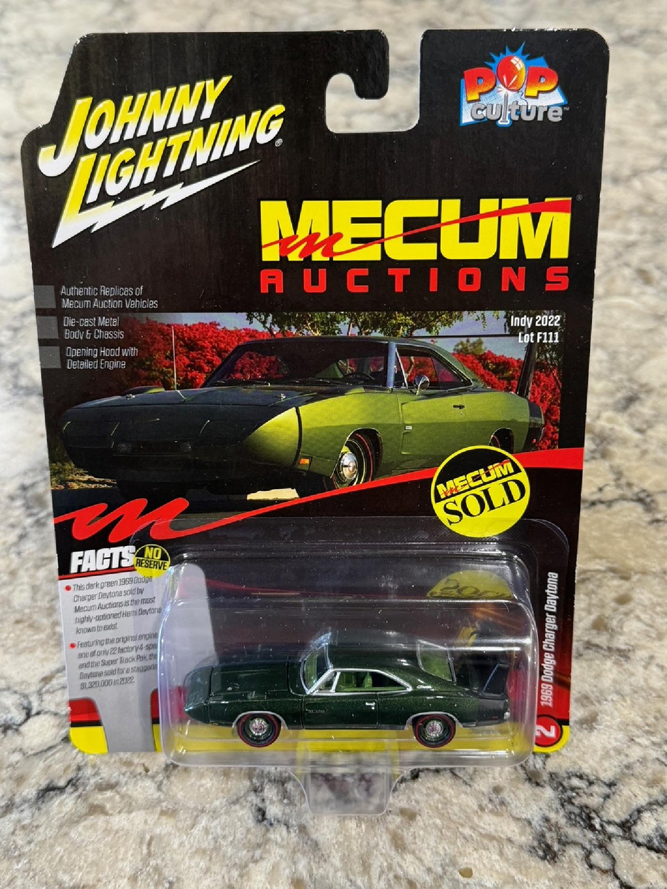 1/64 JOHNNY LIGHTNING 1969 DODGE DAYTONA MONOPOLY POP CULTURE - Miniaturas colecionáveis para a sua loja