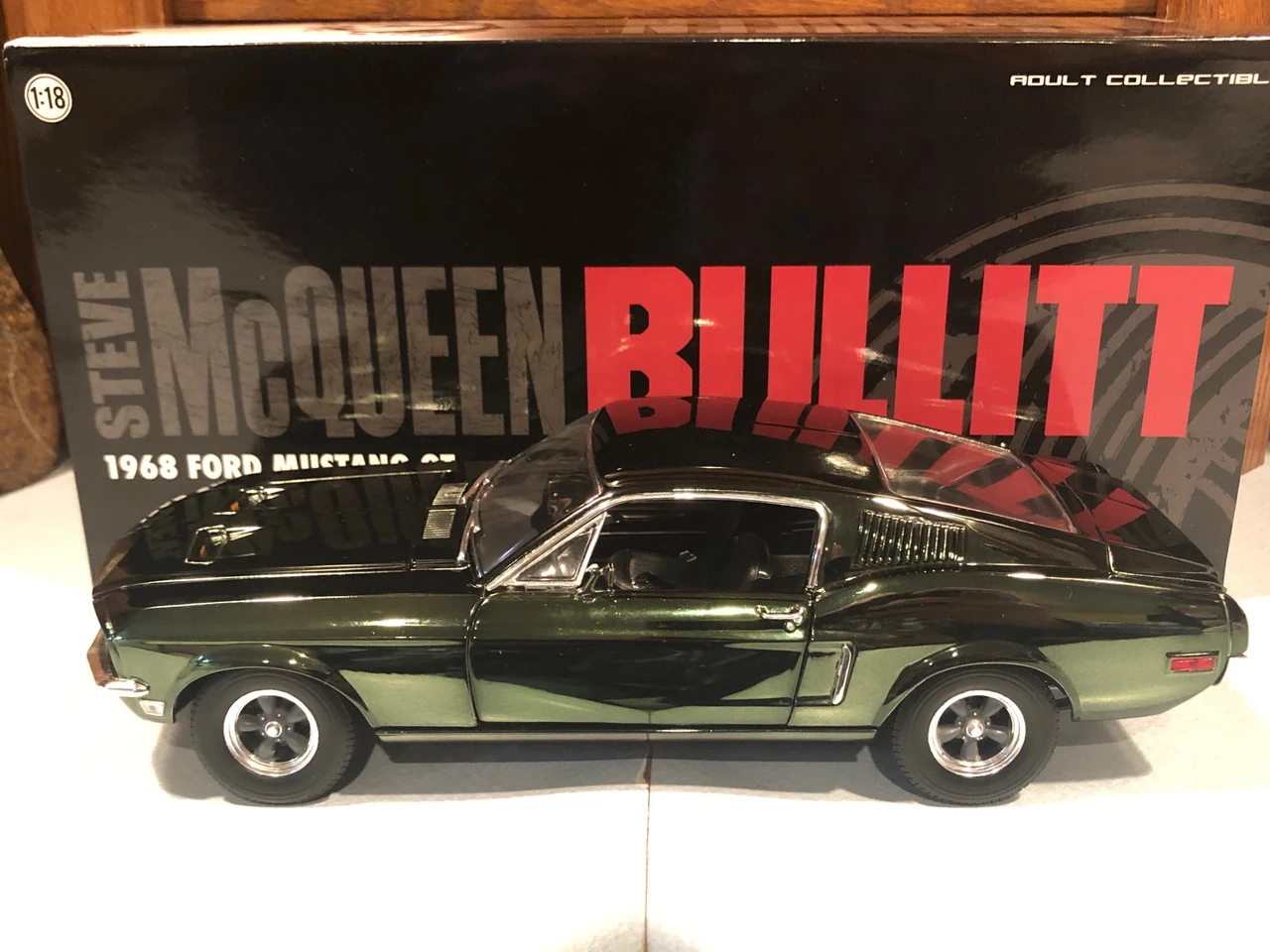 Greenlight Bullitt 1968 Mustang Chrome