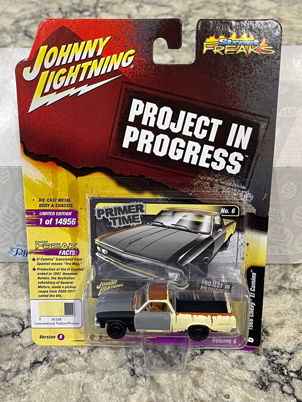 Johnny Lightning Street Freaks - Projects In Progress - 1966 Chevy El Camino Pickup Truck Johnny Lightning Street Freaks - Projects In Progress - 1966 Chevy El Camino Pickup Truck