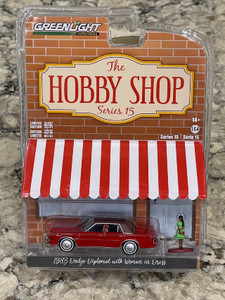 Greenlight Hobby Shop Series 15 1983 Dodge Diplomat with Woman in Dress 1/64 Greenlight Hobby Shop Series 15 1983 Dodge Diplomat with Woman in Dress 1/64