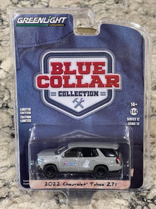 Greenlight Blue Collar Series 12 2022 Chevrolet Tahoe Z71 BFGoodrich 1/64 Greenlight Blue Collar Series 12 2022 Chevrolet Tahoe Z71 BFGoodrich 1/64