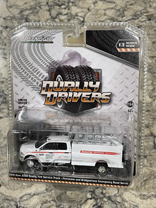 Greenlight 2018 Ram 3500 Dually Tire Service Truck Firestone & Bridgestone 1/64 Greenlight 2018 Ram 3500 Dually Tire Service Truck Firestone & Bridgestone 1/64