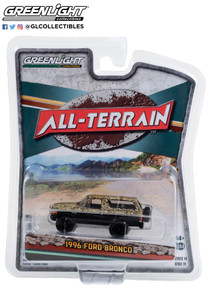 Greenlight All-Terrain Series 14 1996 Ford Bronco Matte Black & Camoflouge 1/64 Greenlight All-Terrain Series 14 1996 Ford Bronco Matte Black & Camoflouge 1/64
