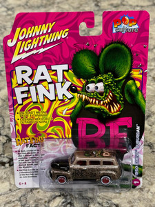 Johnny Lightning RAT FINK 1950 Chevy Suburban Bronze Metallic & Black 1/64 Johnny Lightning RAT FINK 1950 Chevy Suburban Bronze Metallic & Black 1/64