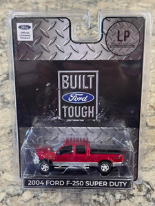 MOTORMAX LP Diecast Garage Exclusive 2004 Ford F-250 1/64 Red & Silver MOTORMAX LP Diecast Garage Exclusive 2004 Ford F-250 1/64 Red & Silver