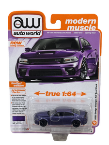 Auto World 2023 Dodge Charger R/T Scat Pack Plum Crazy 1/64