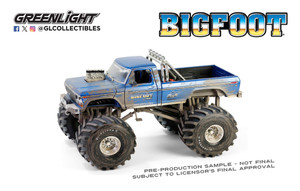 Greenlight BIGFOOT #1 Monster Truck 1974 Ford F-250 1/18 DIRTY VERSION
