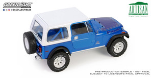 Greenlight Artisan Collection 1978 Jeep CJ-7 Renegade Captain Blue Metallic 1/18 Greenlight Artisan Collection 1978 Jeep CJ-7 Renegade Captain Blue Metallic 1/18