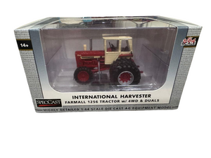SpecCast IH Farmall 1256 Tractor 4WD & Duals 1/64 ZJD 1947 SpecCast IH Farmall 1256 Tractor 4WD & Duals 1/64 ZJD 1947