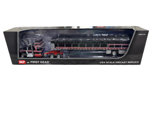 DCP Kenworth W900A Sleeper & Flatbed Trailer with Covered Wagon 1/64 60-2056 FREE SHIPPING DCP Kenworth W900A Sleeper & Flatbed Trailer with Covered Wagon 1/64 60-2056 FREE SHIPPING