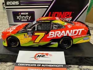 Action Justin Allgaier 2025 #7 Brandt 1:24 Autographed 1 of 168 Action Justin Allgaier 2025 #7 Brandt 1:24 Autographed 1 of 168