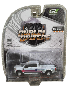 Greenlight 2019 Ford F-350 Lariat Dually White with Custom Stripes 1/64 Greenlight 2019 Ford F-350 Lariat Dually White with Custom Stripes 1/64