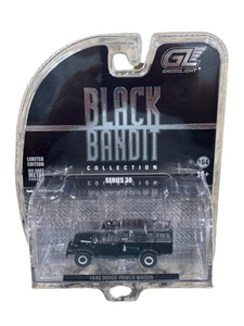 Greenlight Black Bandit Series 30 1946 Dodge Power Wagon Fire Truck 1/64 Greenlight Black Bandit Series 30 1946 Dodge Power Wagon Fire Truck 1/64