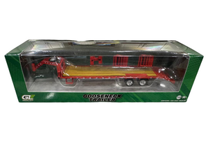 Greenlight Gooseneck Trailer Red (Hobby Exclusive) 1/64 Greenlight Gooseneck Trailer Red (Hobby Exclusive) 1/64
