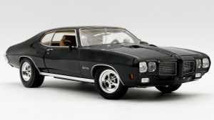 1_PREORDER: ACME 1970 Pontiac GTO Ram Air IV Main Street Starlight Black 1/18