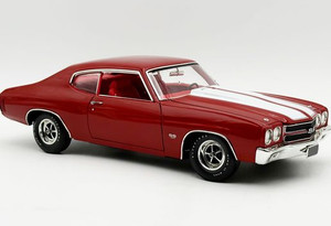 1_PREORDER: ACME 1970 Chevrolet Chevelle SS 454 LS6  Cranberry Red 1/18