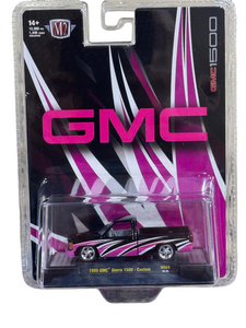 M2 Machines 1989 GMC Sierra 1500 Custom – Hobby Exclusive Black 1/64