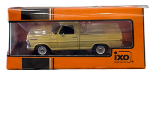 IXO 1970 FORD F100 - YELLOW 1/43 scale CLC611N22
