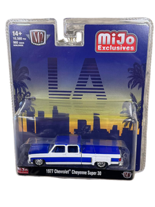 Mini Case of 12 M2 Machines 1977 Chevrolet Cheyenne Super 30 LA – White – MiJo Exclusives 1/64