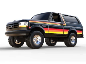 1_PREORDER Greenlight 1996 Ford Bronco XLT - Sunset Stripes (Hobby Exclusive) 1/64