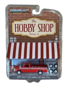 Greenlight The Hobby Shop Series 6 1975 Ford F-100 Explorer & Spare Tires 1/64