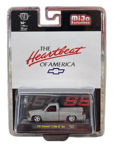 M2 Machines 1991 Chevrolet C1500 SS 454 Gray MiJo Exclusive 1/64 MJS73