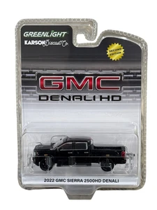Greenlight Karson 2nd Edition 2022 GMC Sierra DENALI 2500HD Black 1/64 51703-A