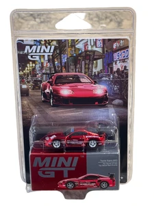 Mini GT 1:64 Toyota Supra (A80) Top Secret GT-300 Top Secret – Red Chrome MGT01132-BL