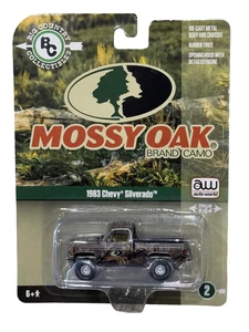Mini Case of 6  Auto World Big Country Collectibles 1983 Chevy Silverado Mossy Oak Camo 1/64