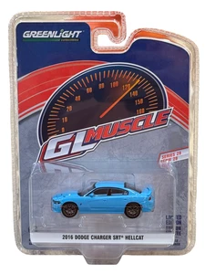 Greenlight Muscle Series 28 - 2016 Dodge Charger SRT Hellcat – B5 Blue 1/64