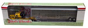 DCP Red's Favorites - Hank Cosper Peterbilt with Livestock Trailer 1/64 69-2265 FREE SHIPPING